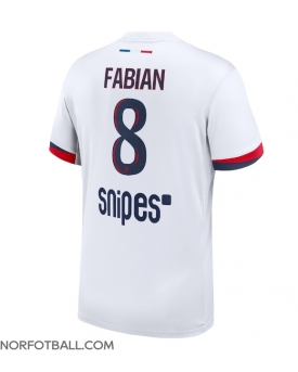 Billige Fotballdrakt Paris Saint-Germain Fabian Ruiz #8 Replika Bortedrakt 2025-26 Kortermet